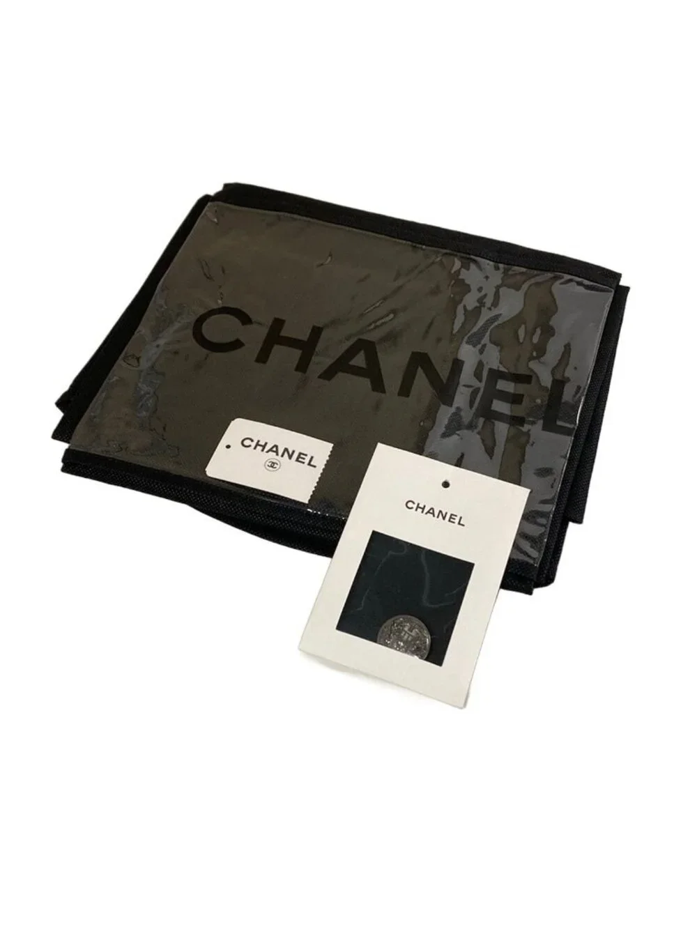 Chanel Long Skirt Black Cotton